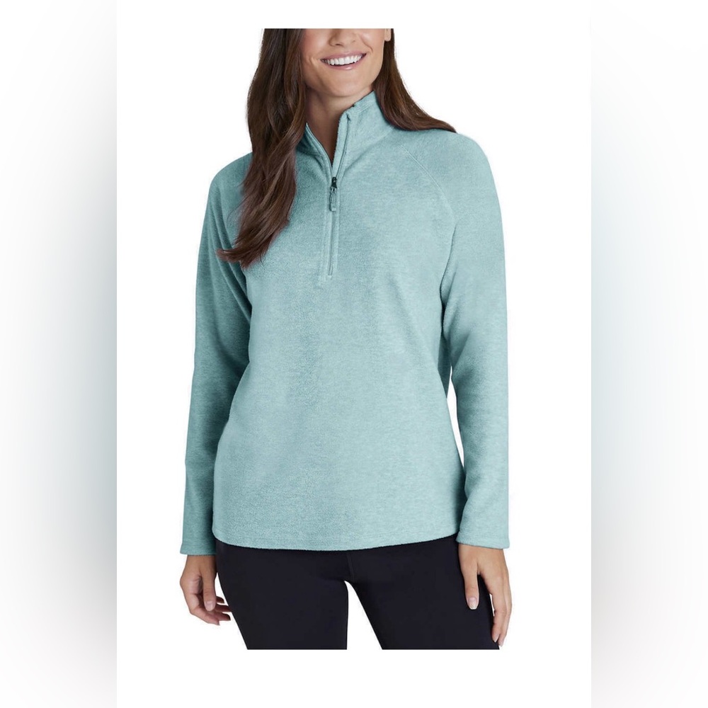 Eddie Bauer Women's Fast Fleece Raglan-Sleeve 1/4-Zip (S)
